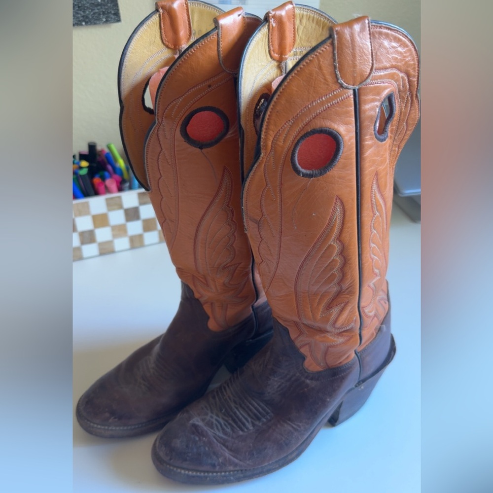 D bar M Cowboy Boots Size 8D